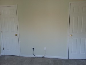 Leah's Office double closets