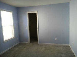 Carolina Blue guest room, Magoo will be staying in this one.