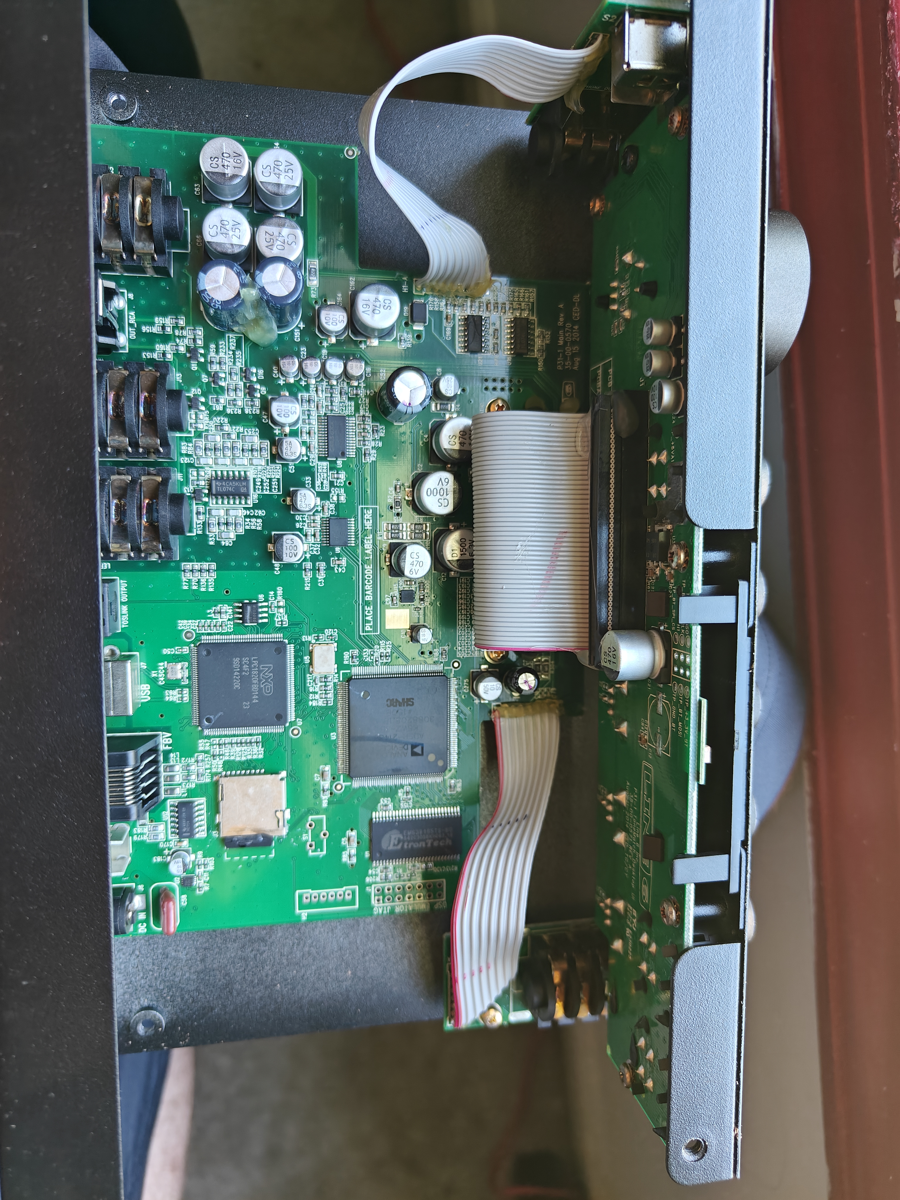 The AMPLIFi TT main board after I opened the case