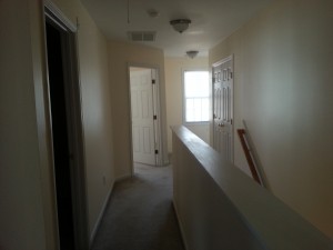 View of upstairs hallway